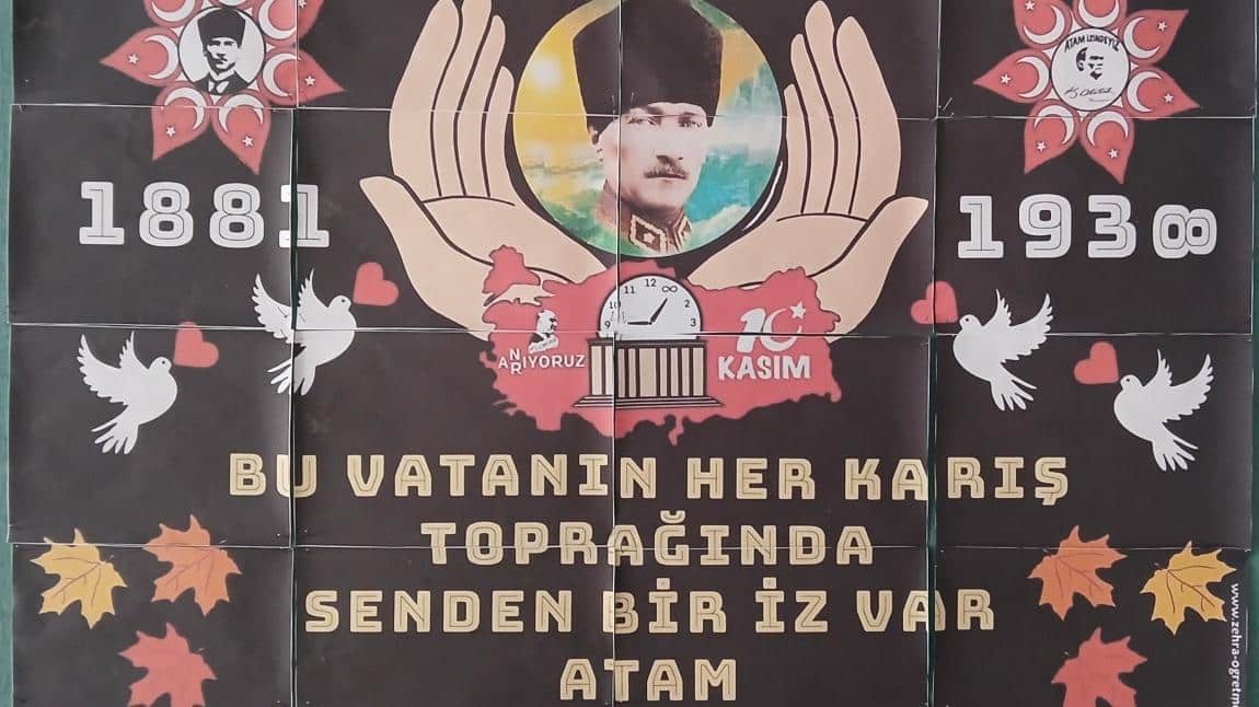 Okulumuzda 10 Kasım Atatürk´ü Anma Töreni Yapıldı.